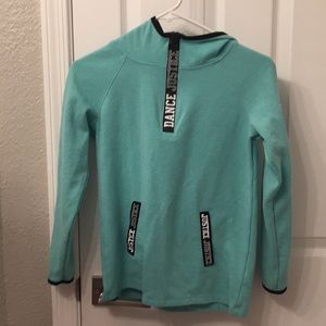 Turquoise Half Zip Hoodie